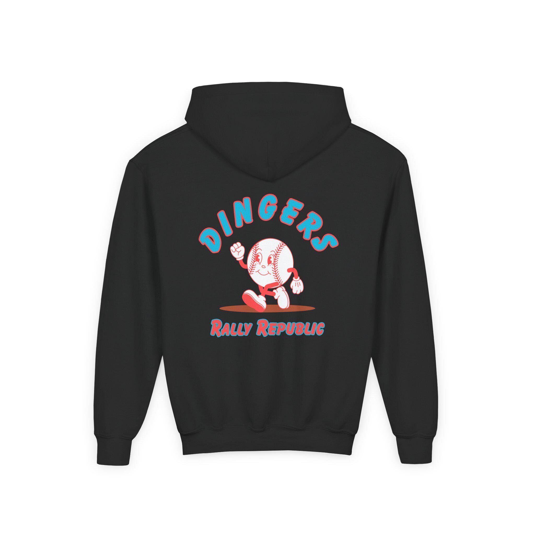 Dingers Youth Hoodie, by Rally Republic