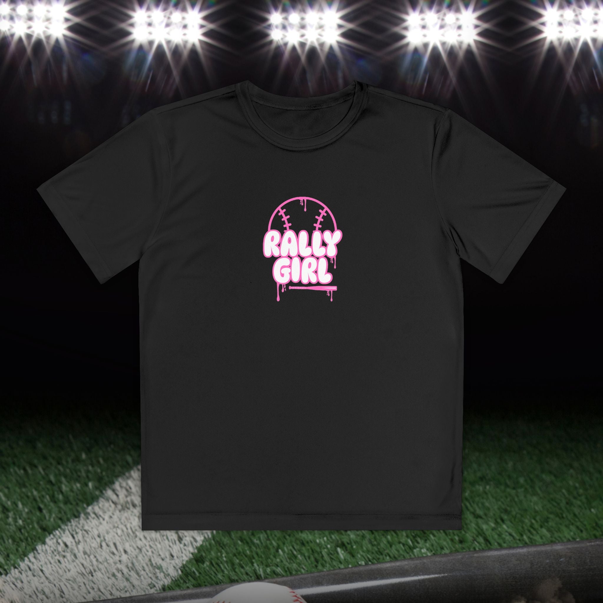 RallyGirl Drip Girl’s Athletic Tee