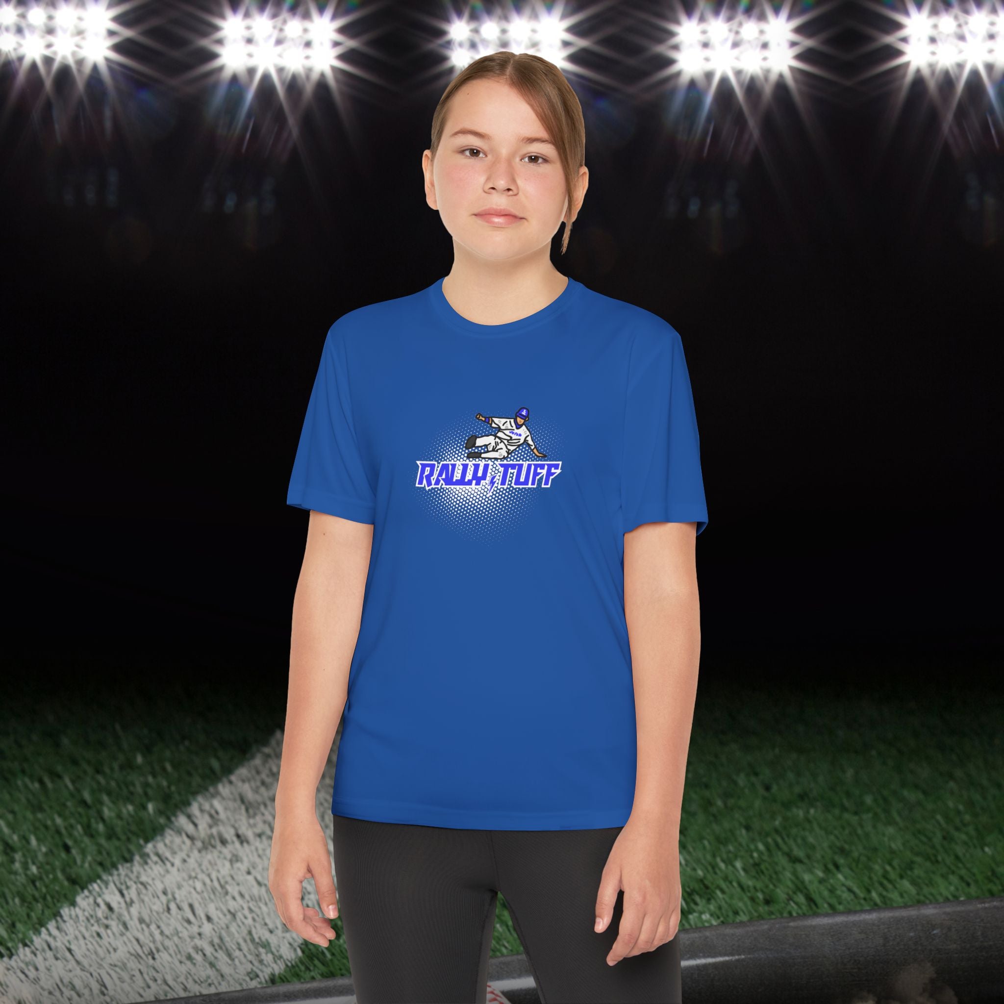 Rally TUFF On The Base-Path Boy’s Athletic Tee