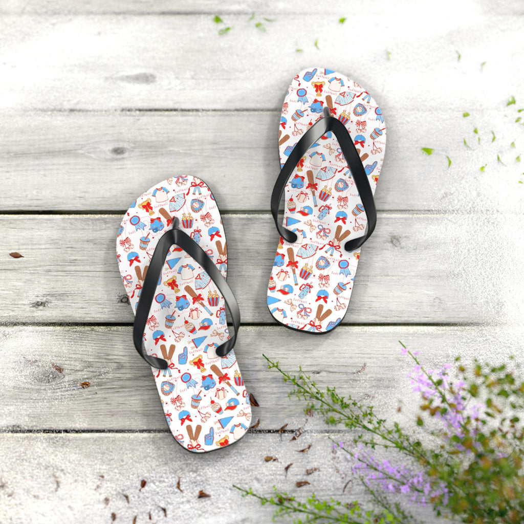Softball Tournament Flip Flops, by Rally Republic