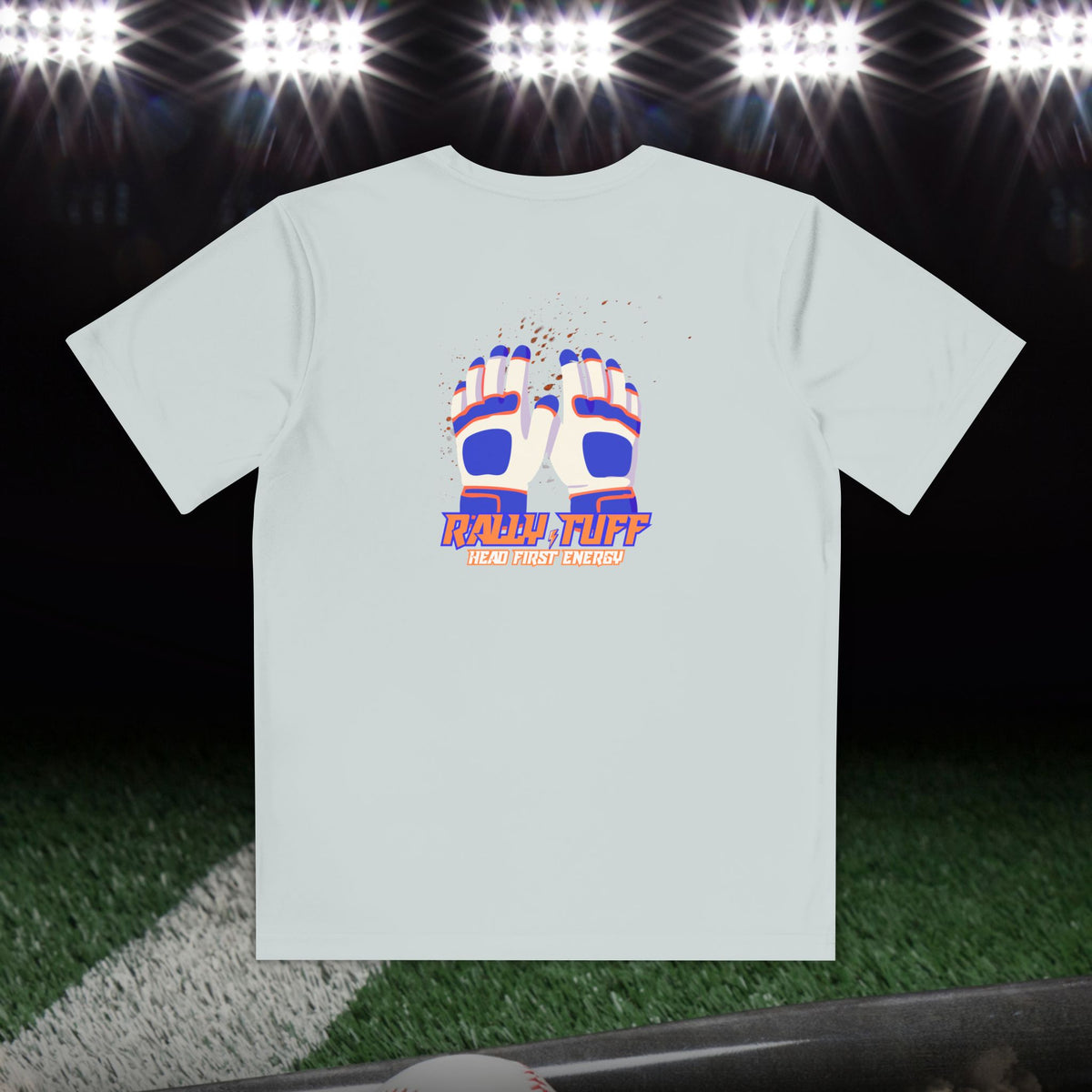 Rally TUFF “Head First Energy” Youth Athletic Tee