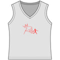 Rally Royalty Women's Sleeveless Competitor V-Neck Tee, by Rally Republic