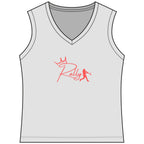Rally Royalty Women's Sleeveless Competitor V-Neck Tee, by Rally Republic