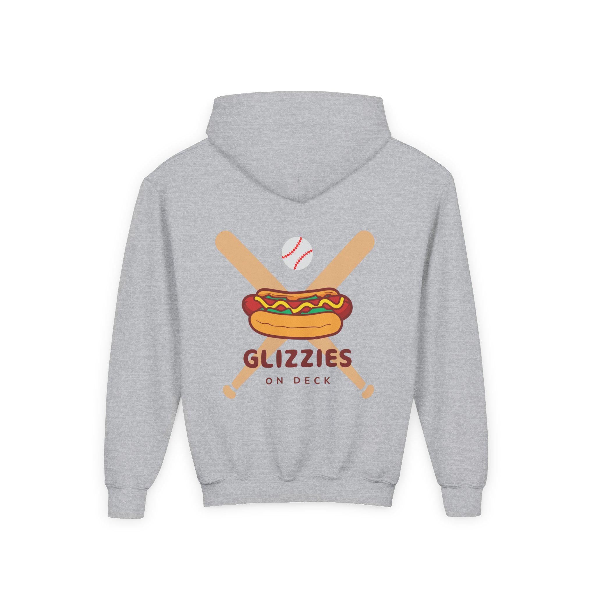 Glizzies On Deck Youth Hoodie, by Rally Republic