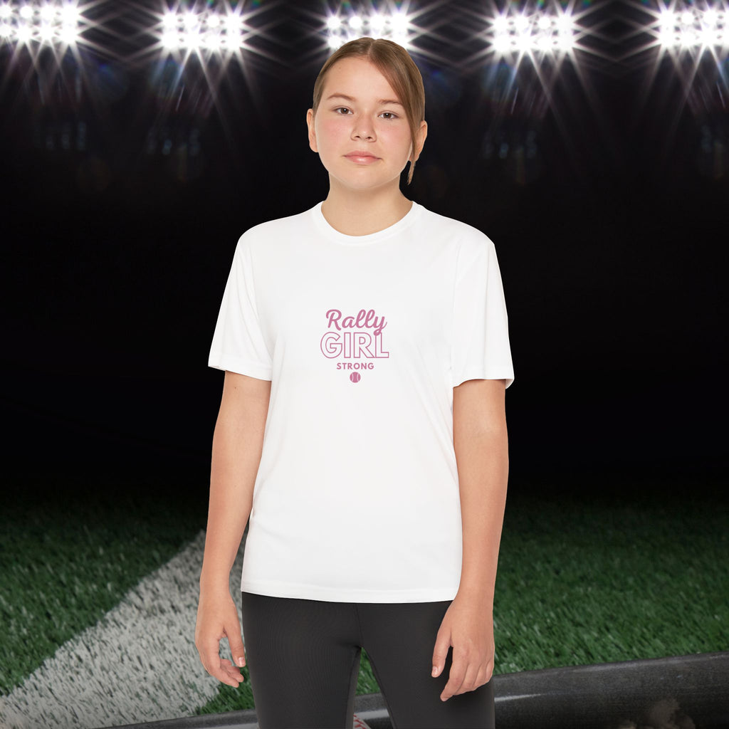 RallyGirl Strong Girl’s Athletic Tee