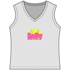 Rally Republic Softball Women's Sleeveless Competitor V-Neck Tee