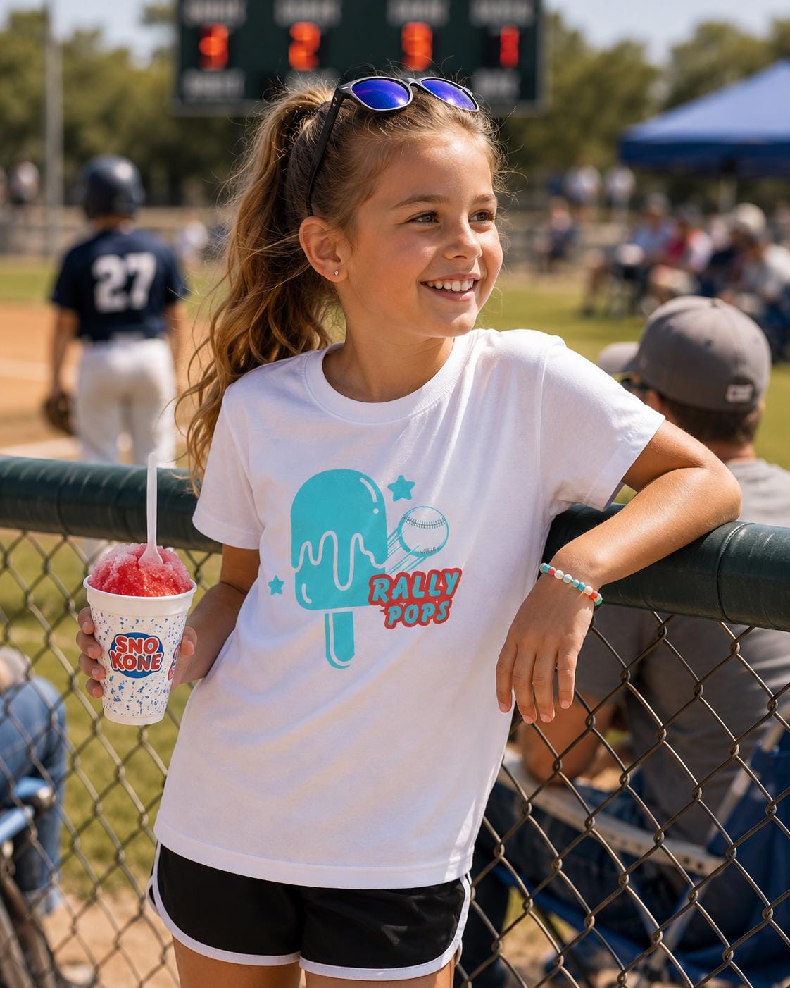Rally Pops Youth Competitor Tee, by Rally Republic