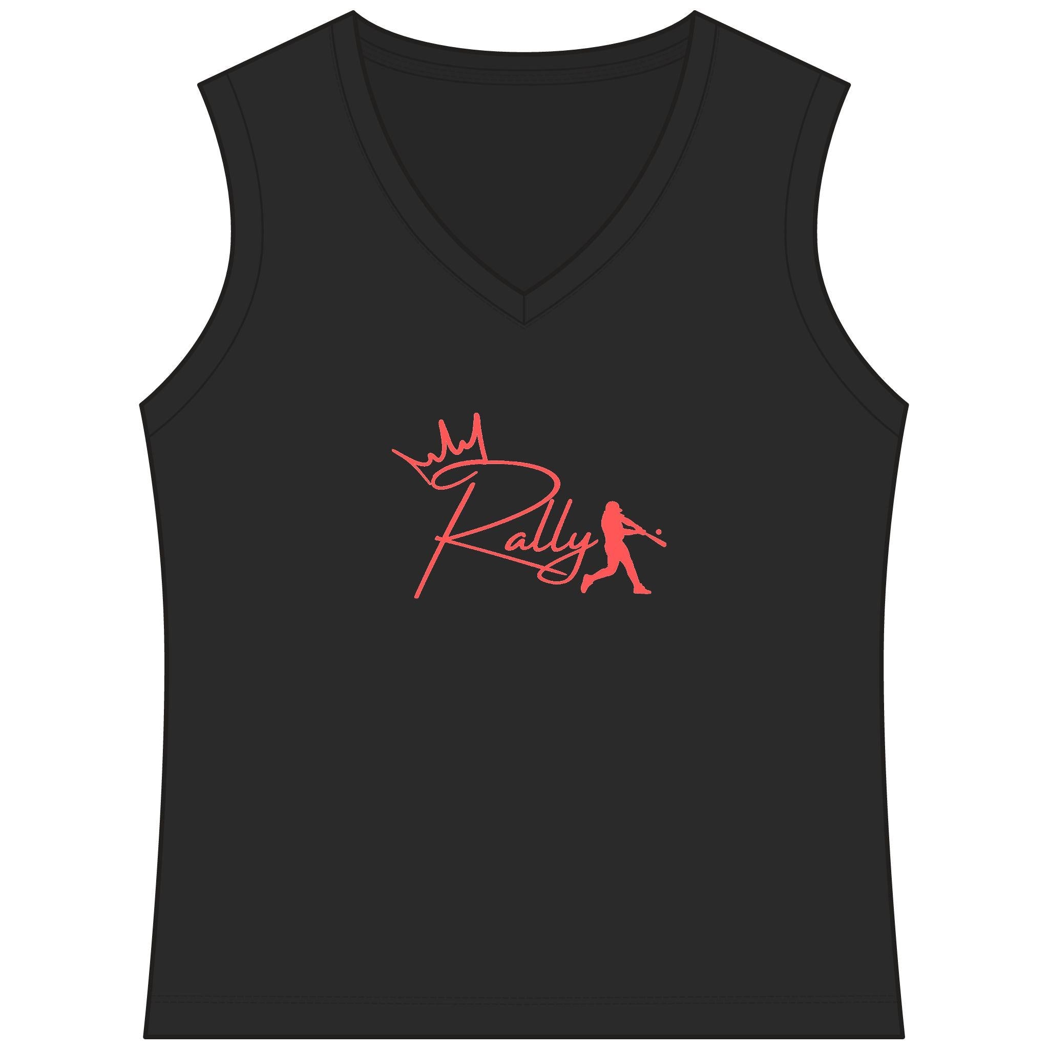 Rally Royalty Women's Sleeveless Competitor V-Neck Tee, by Rally Republic