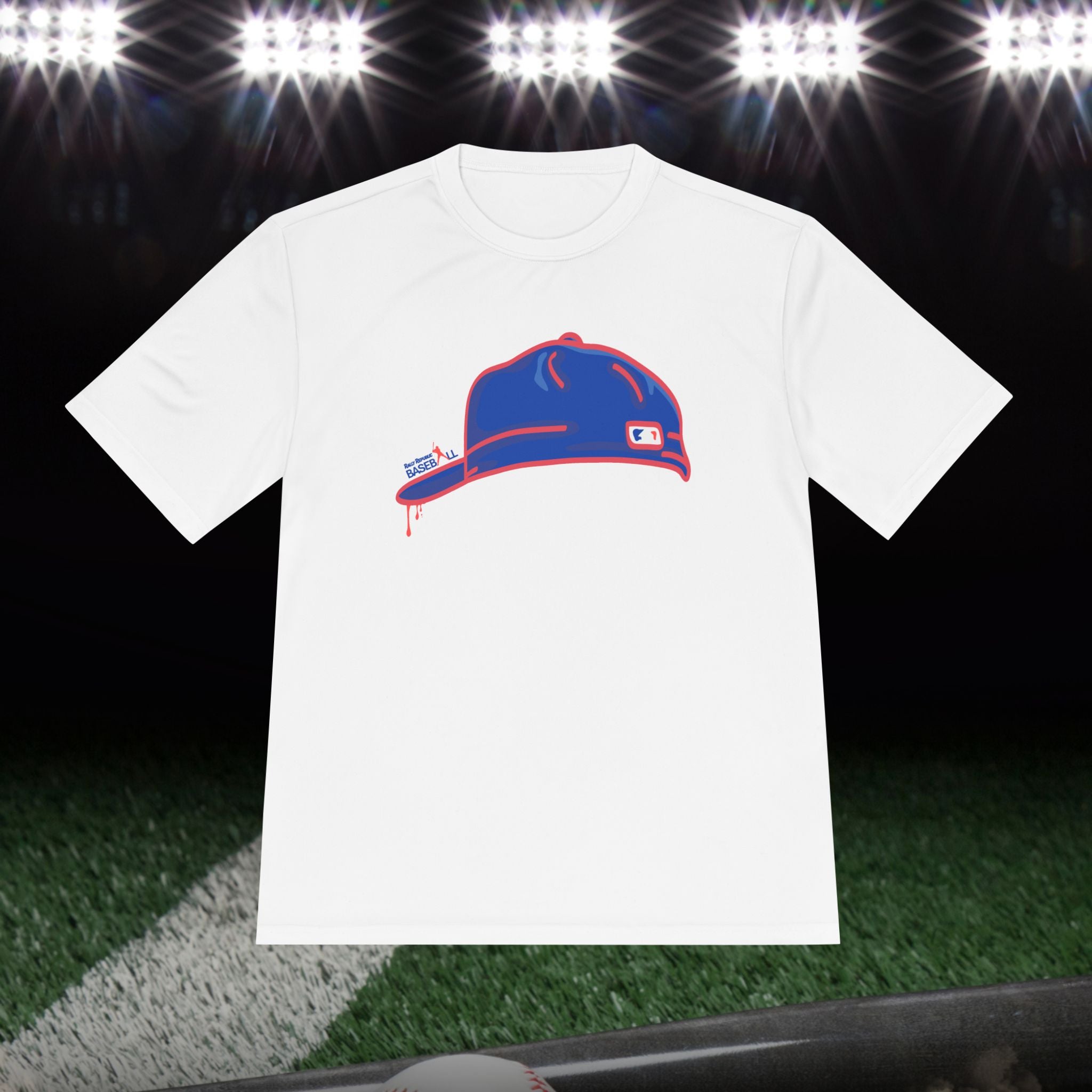 The Backwards Rally Cap Men’s Athletic Tee