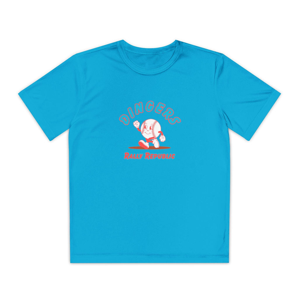 Dingers Youth Competitor Tee, by Rally Republic