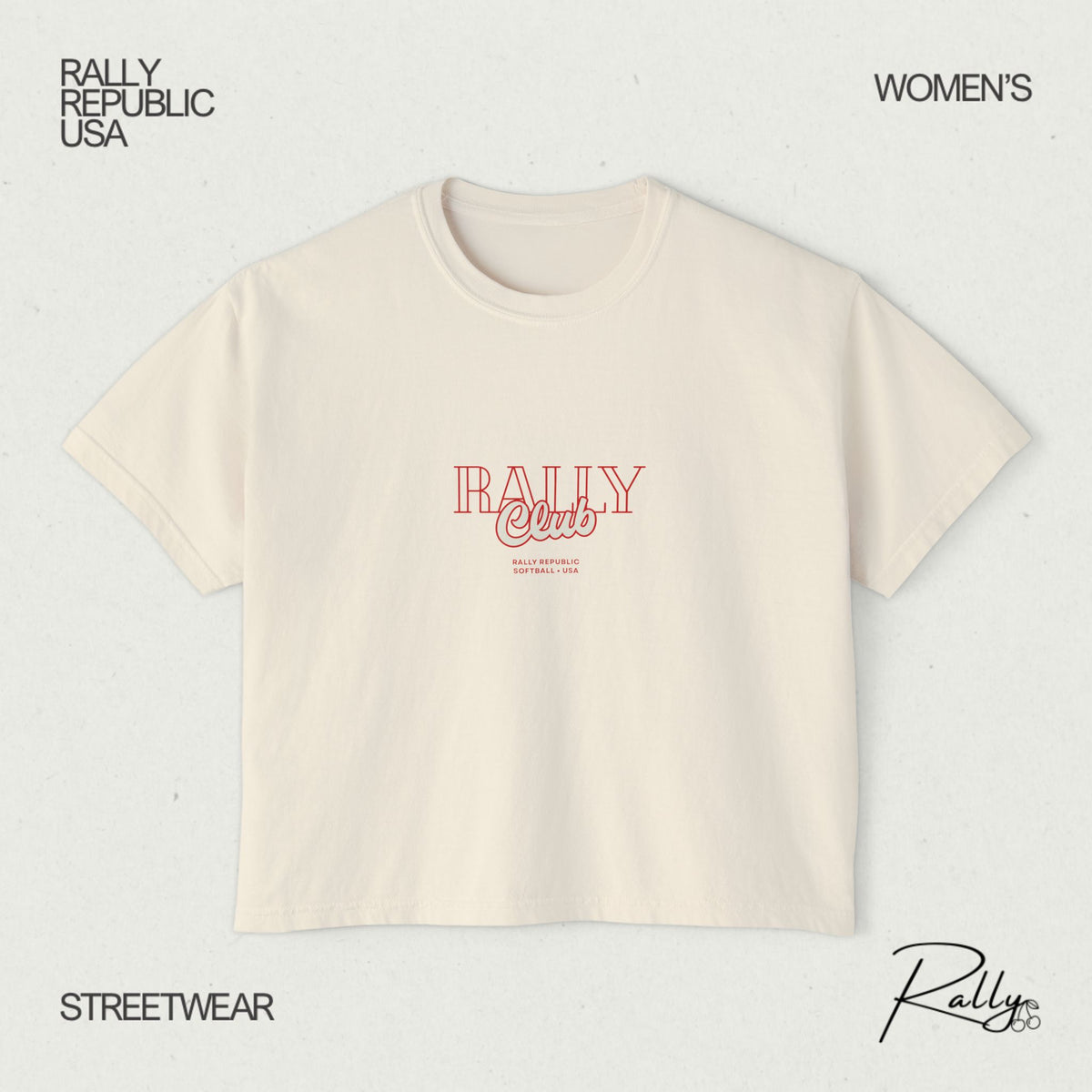 Rally Club Campus Days Women's Boxy Tee
