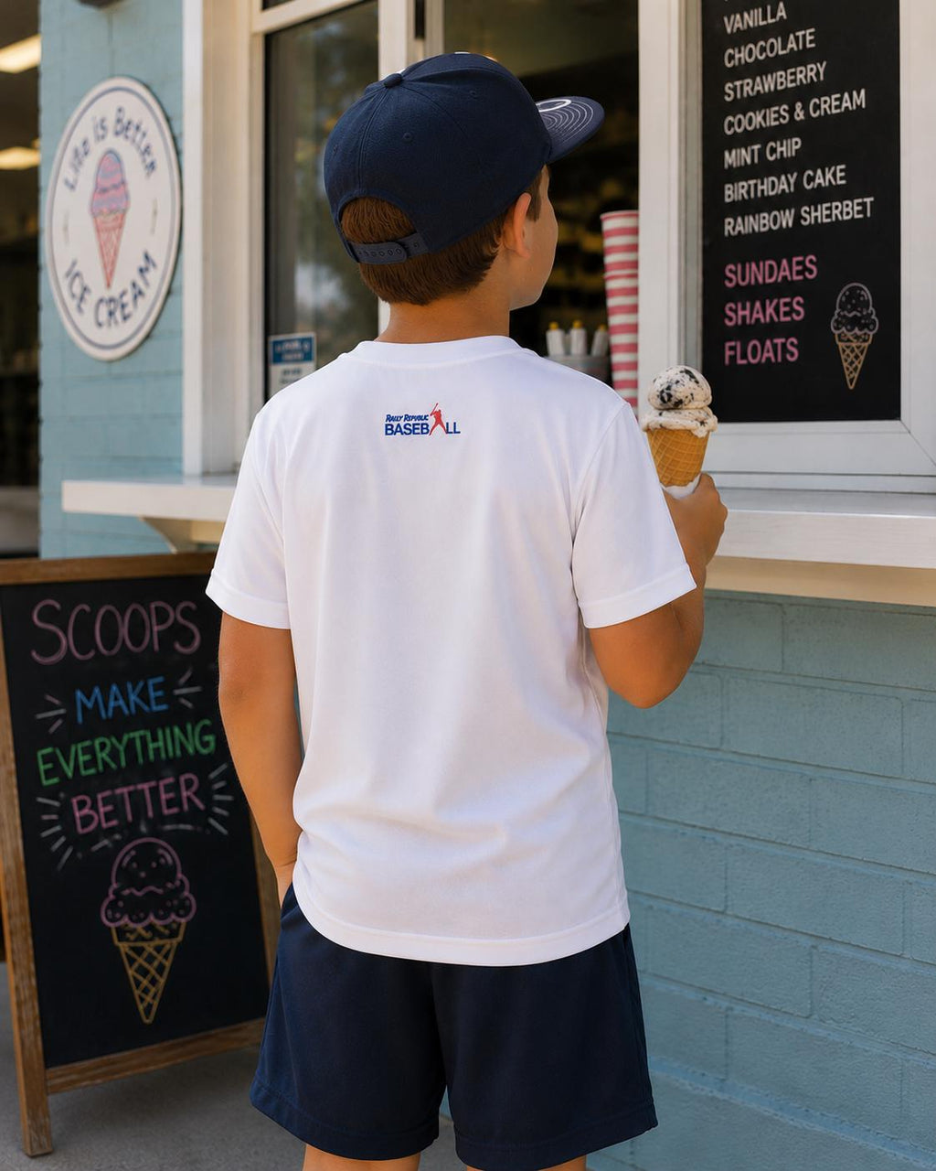 Ballboy Youth Competitor Tee, by Rally Republic