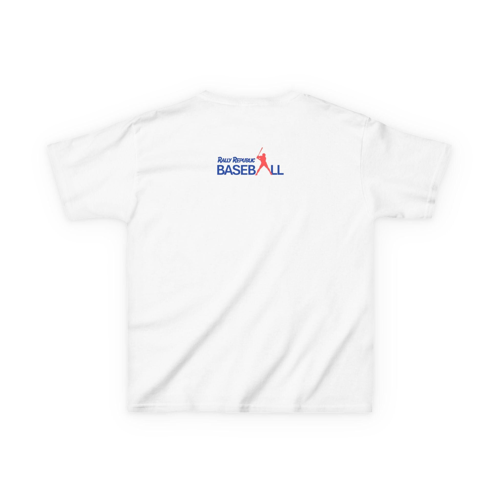 Rally Republic Baseball Lock In Kids Tee (red)