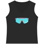 Rally Shades Women's Sleeveless Competitor V-Neck Tee, by Rally Republic