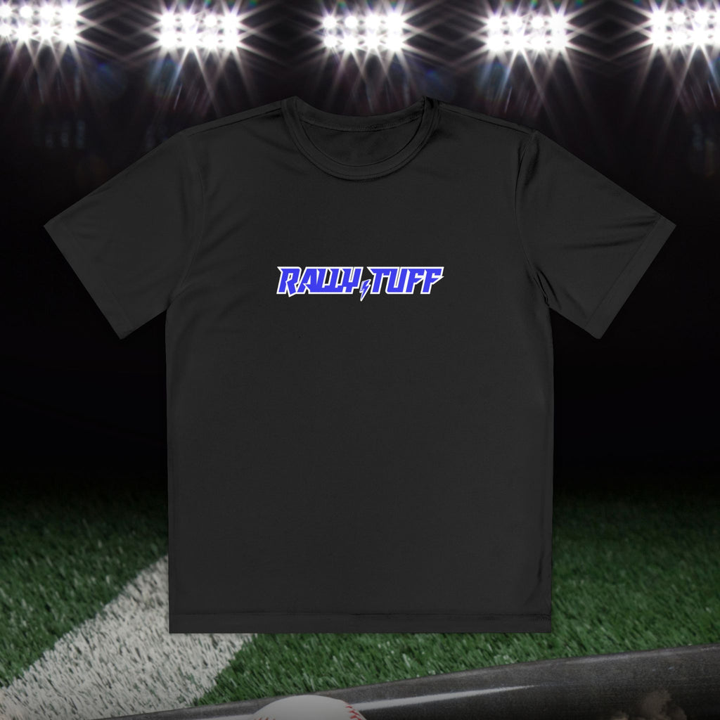 Rally TUFF “About That Work” Catching Reps Youth Athletic Tee
