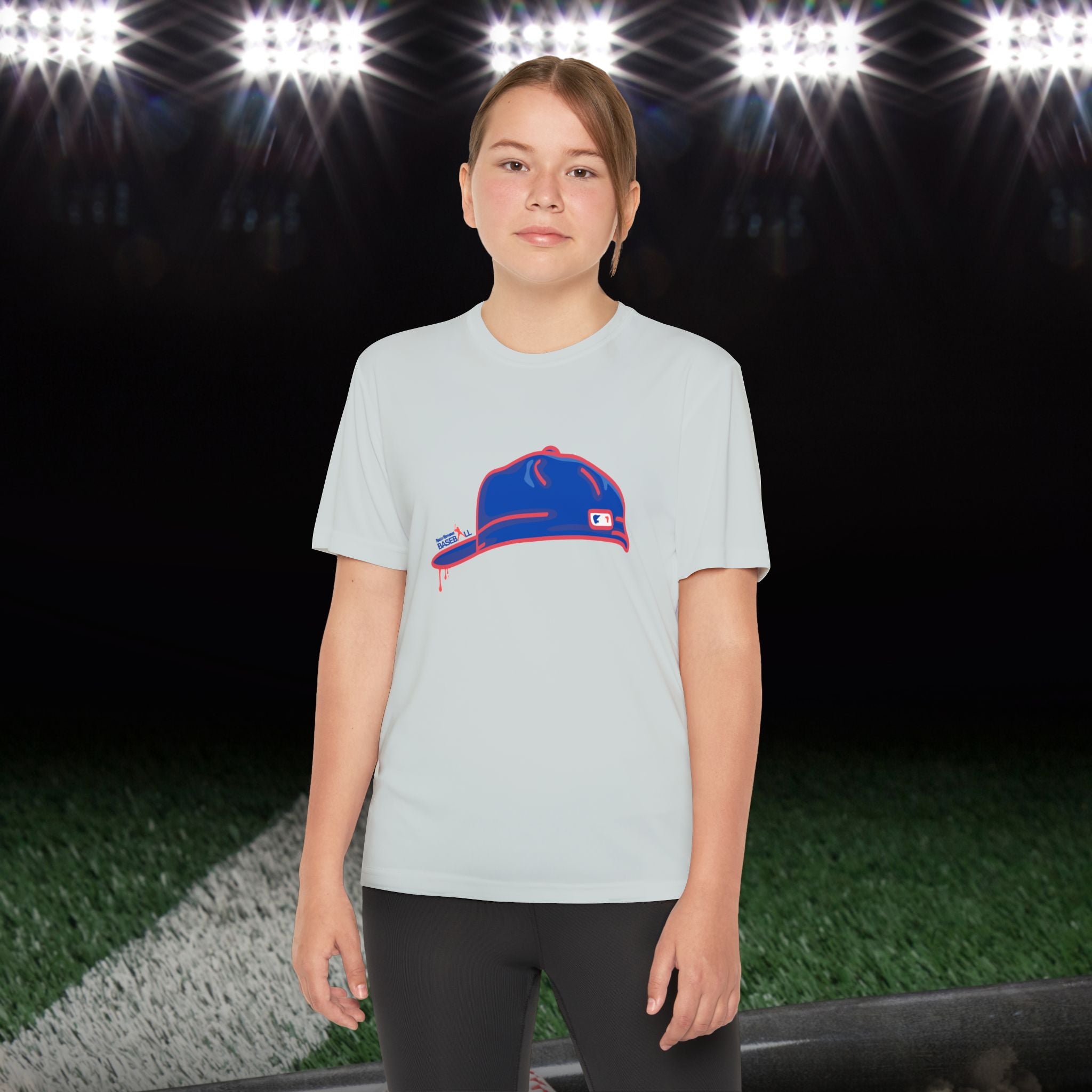 Backwards Rally Cap Boy’s Athletic Tee