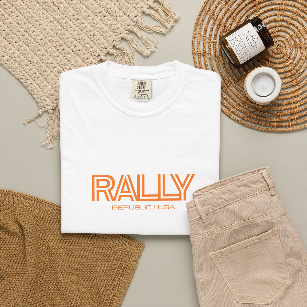RALLY Weekender Heavyweight Cotton Tee | Unisex