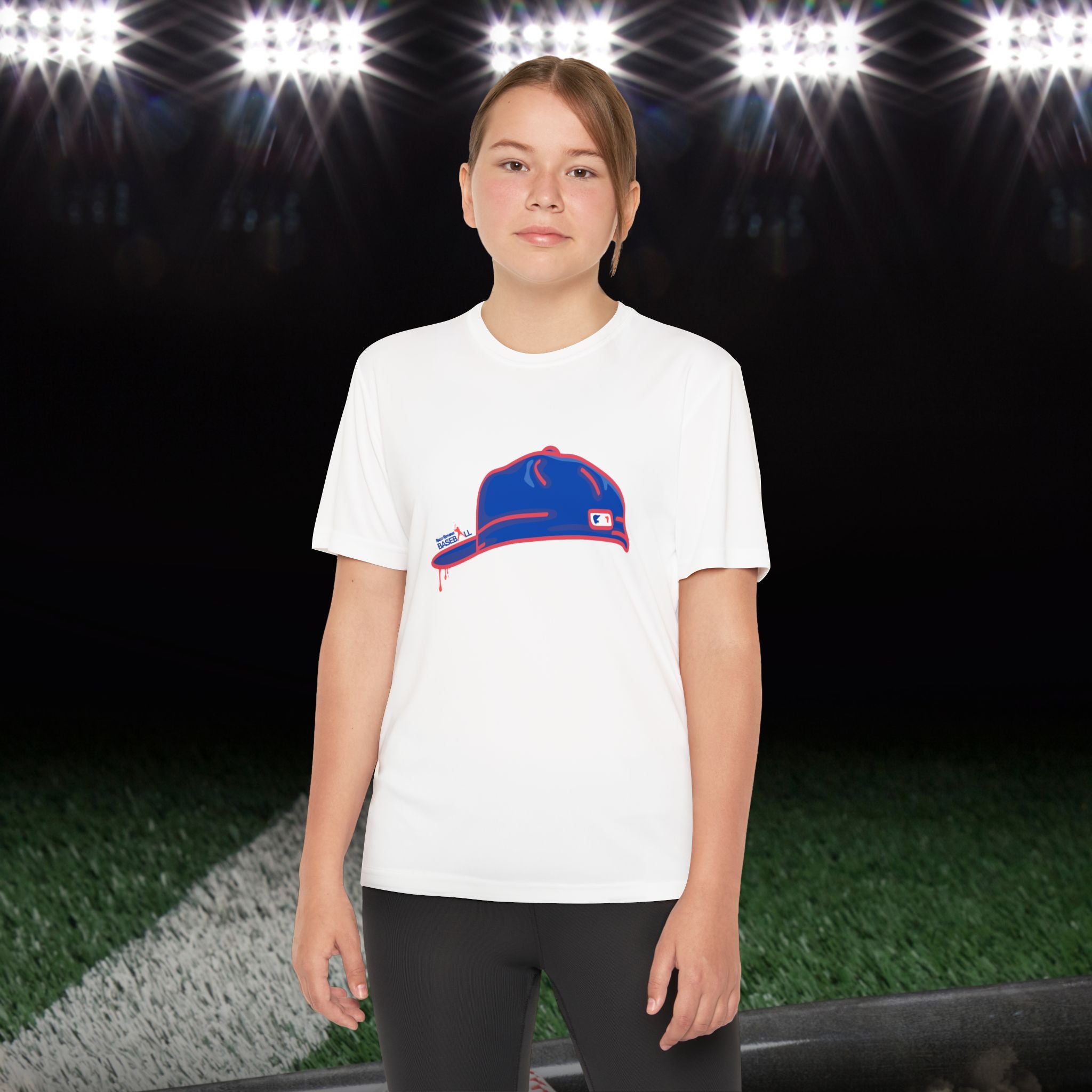 Backwards Rally Cap Boy’s Athletic Tee