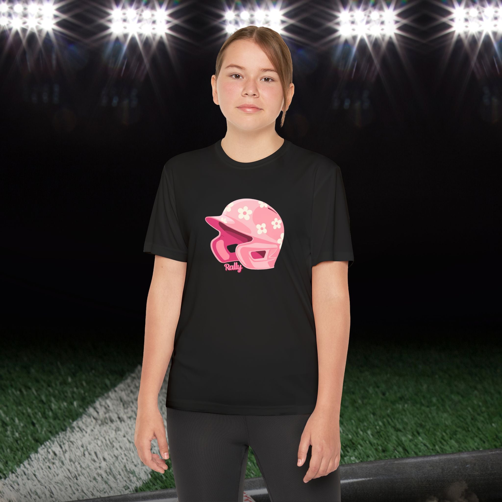 Flower Power Girl’s Athletic Tee