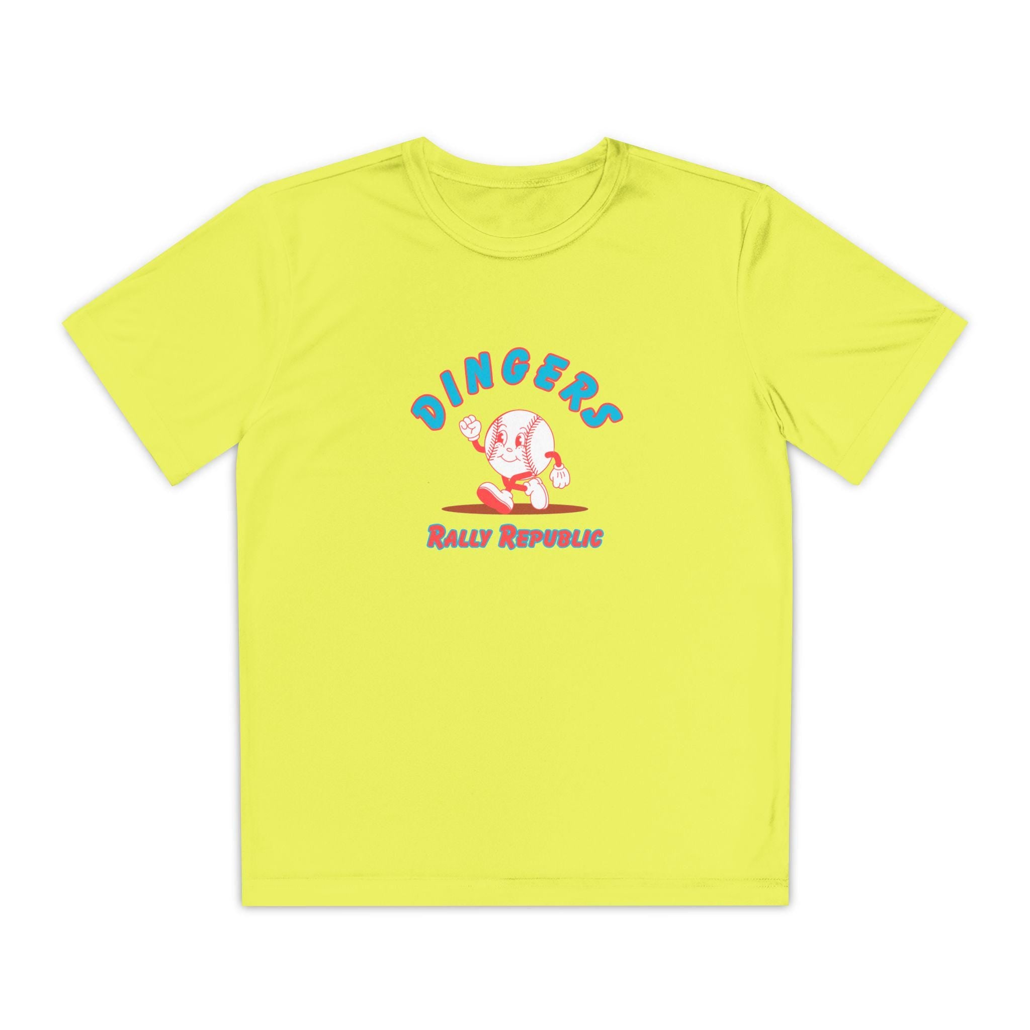 Dingers Youth Competitor Tee, by Rally Republic