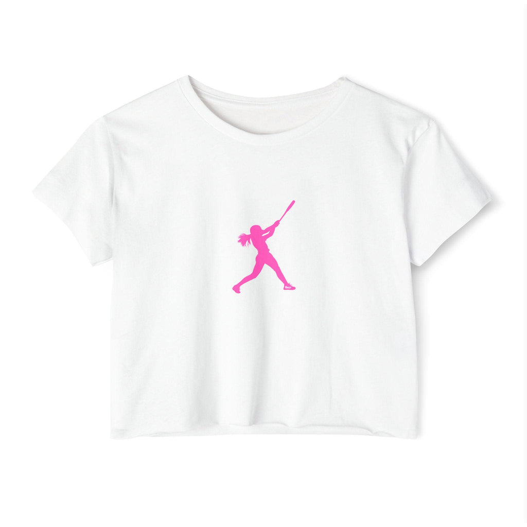Rally Girl Signature Hitter Crop Top Tee, by Rally Republic