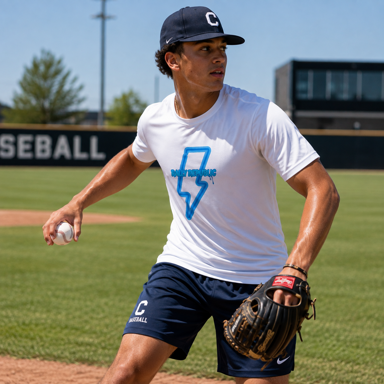 Rally Bolt Men’s Athletic Tee