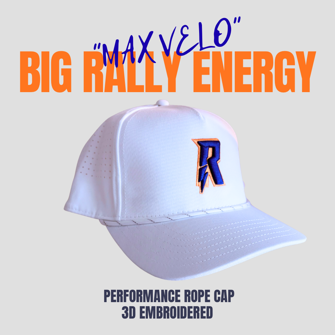 Rally Bolt “Max Velo” Embroidered Rope Cap