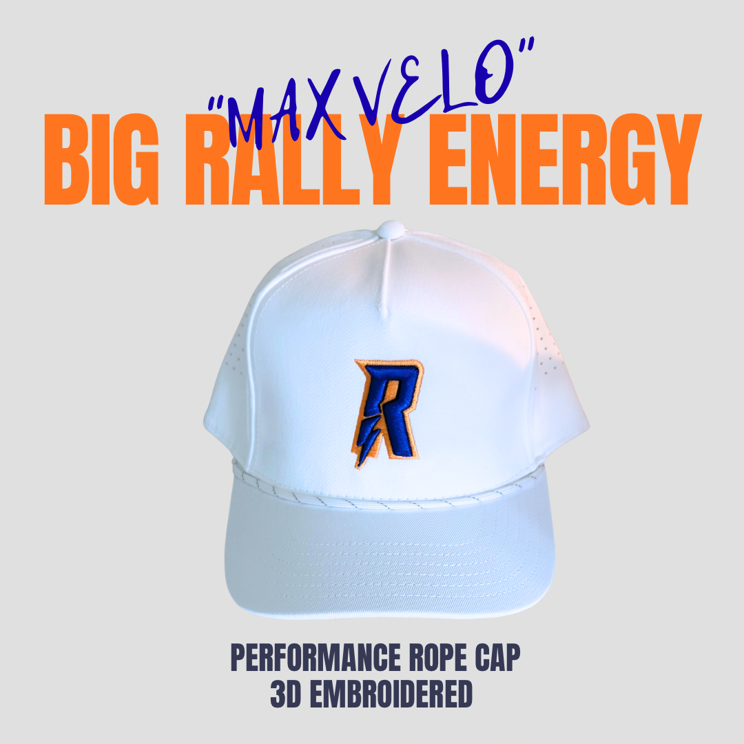Rally Bolt “Max Velo” Embroidered Rope Cap