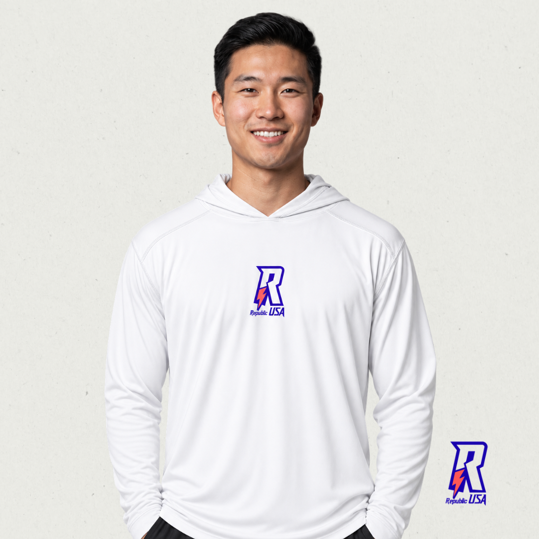 R-Bolt Script Lightweight Performance Hoodie (unisex)