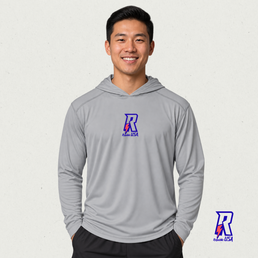 R-Bolt Script Lightweight Performance Hoodie (unisex)