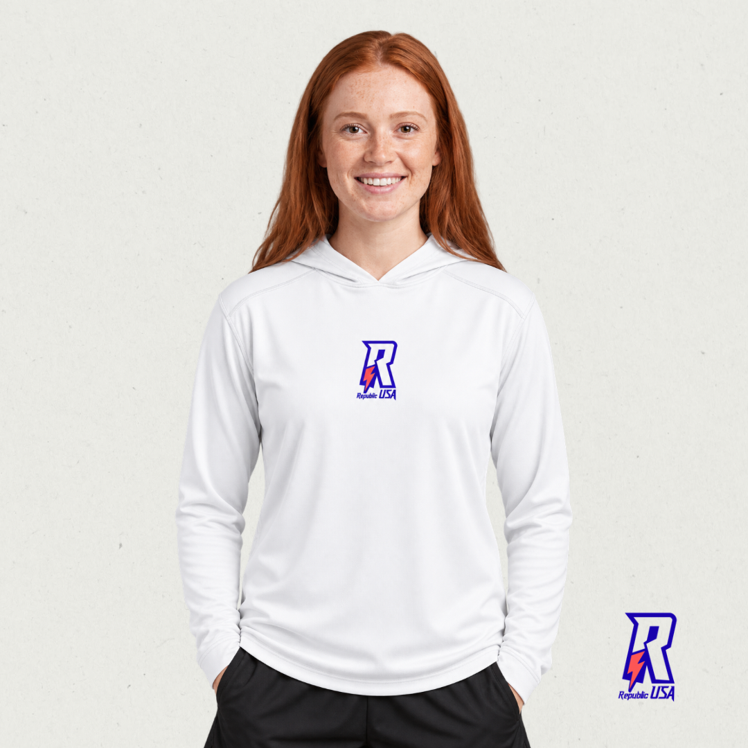 R-Bolt Script Lightweight Performance Hoodie (unisex)