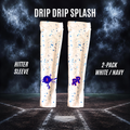 Drip Drip Splash White/Navy Men’s Hitter Sleeve — 2 Pack