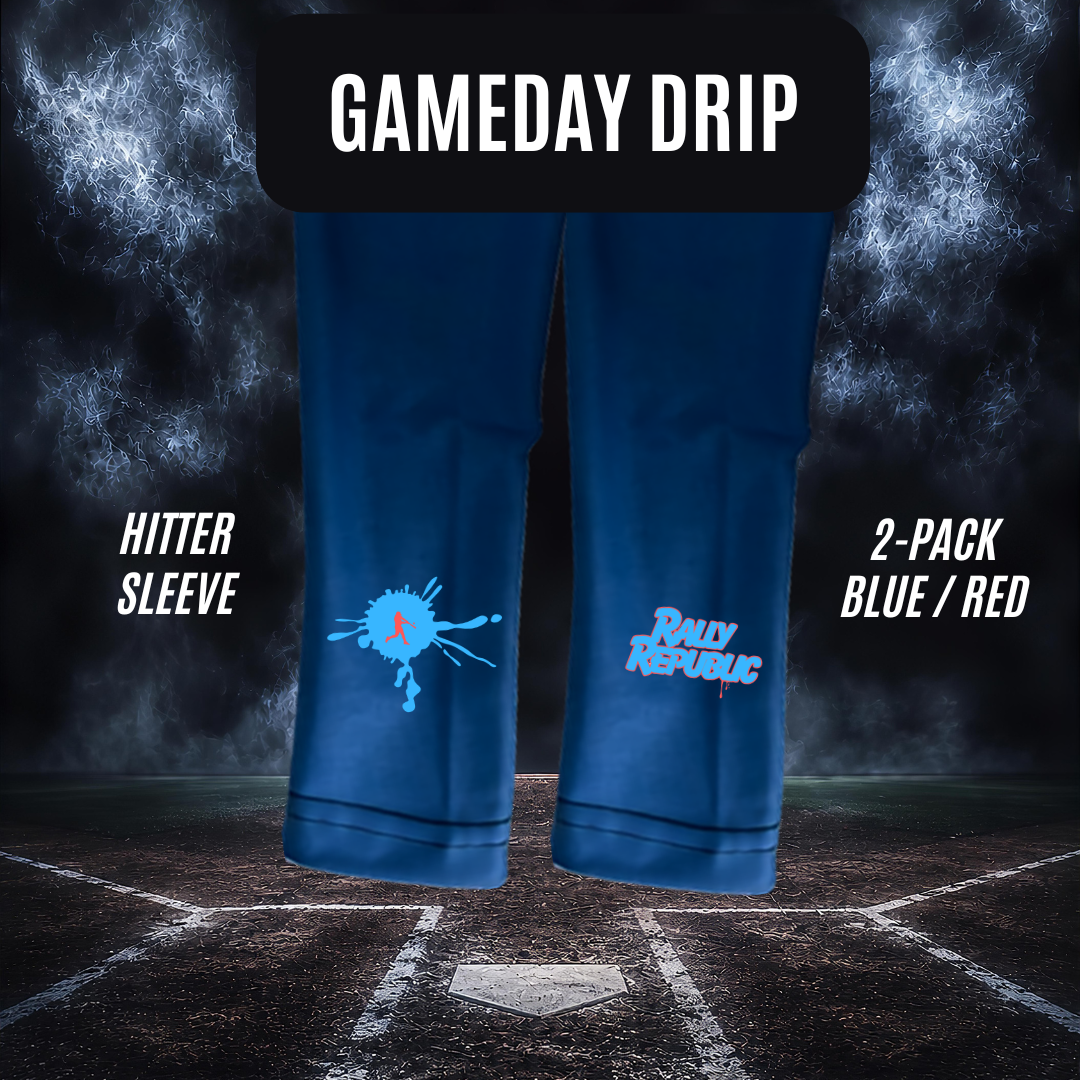 Gameday Drip Blue/Red Men’s Hitter Sleeve