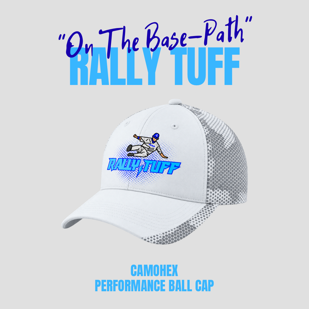 Rally TUFF “On The Base-Path” CamoHex Ball Cap