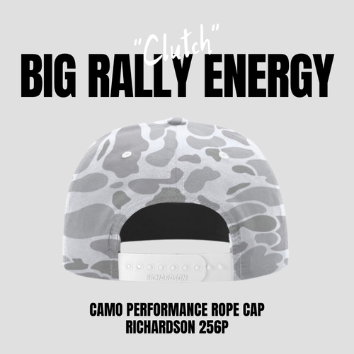 BIG Rally Energy “Clutch” Camo SnapBack Cap