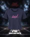 Work. Women's Performance Draft Crop Tee