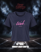 Work. Women's Performance Draft Crop Tee