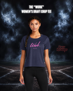 Work. Women's Performance Draft Crop Tee