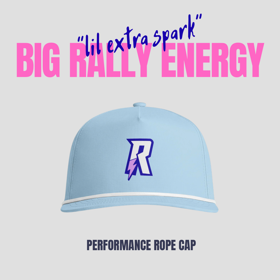 BIG Rally Energy “Lil Extra Spark” Performance Rope Ball Cap
