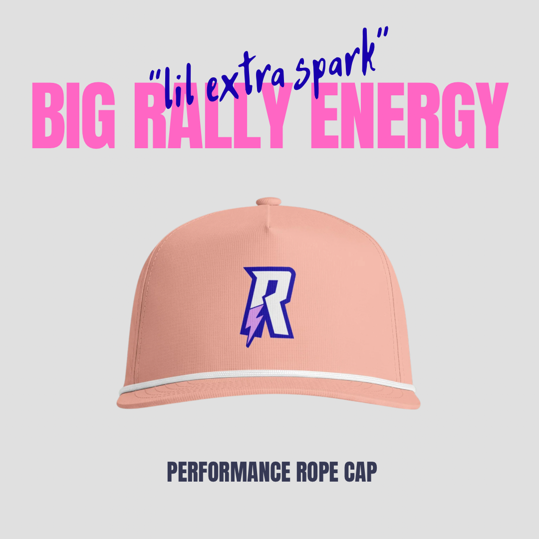 BIG Rally Energy “Lil Extra Spark” Performance Rope Ball Cap