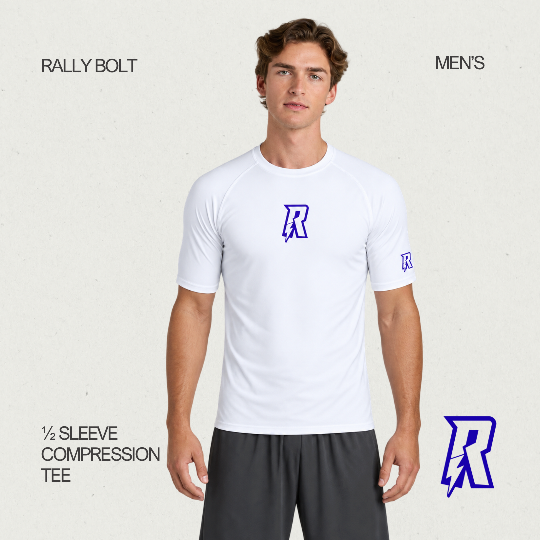 Rally Bolt Men’s 1/2-Sleeve Compression Tee