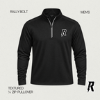 Rally Bolt Textured Men’s  1/4-Zip Pullover