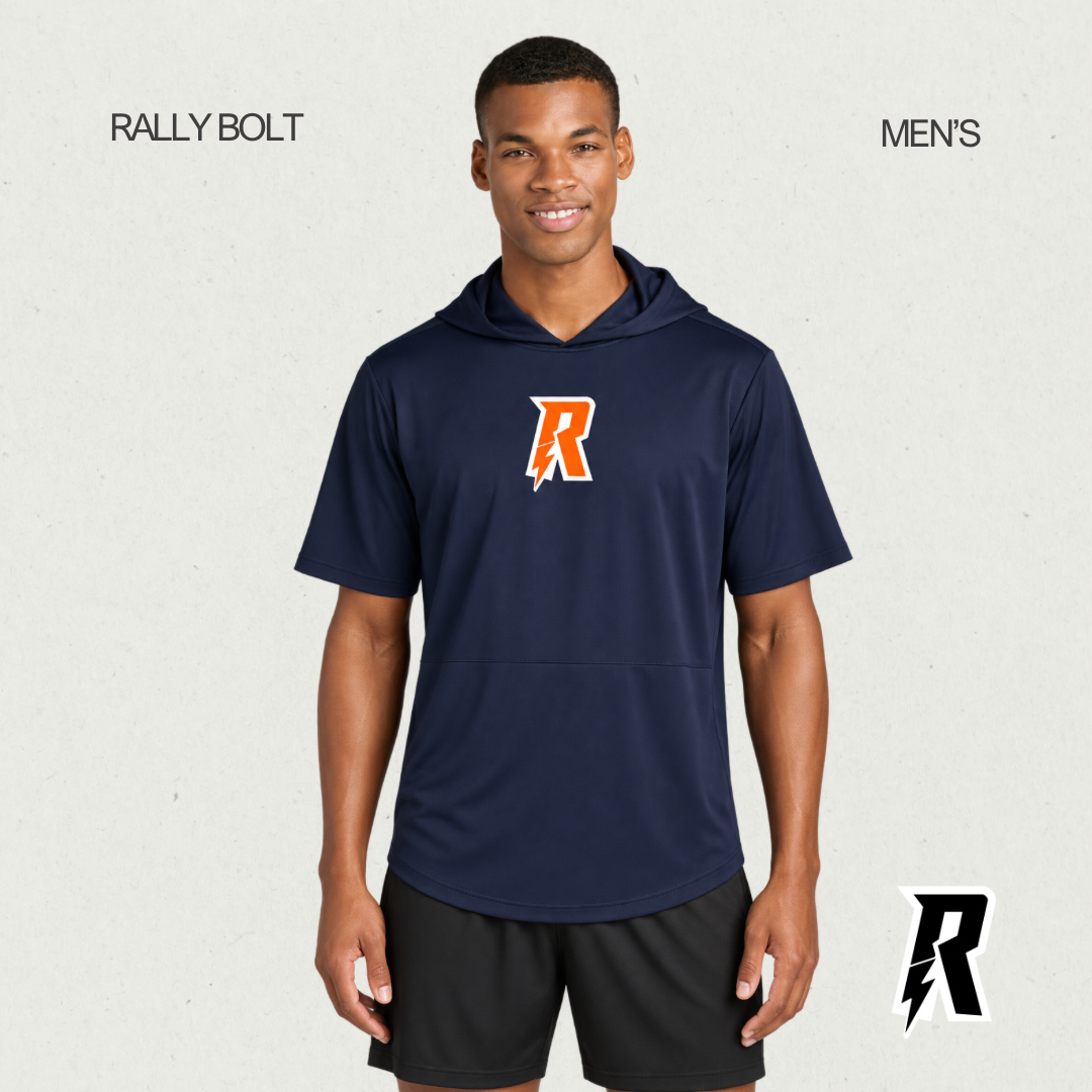 R-Bolt Men's Short Sleeve Performance Hoodie