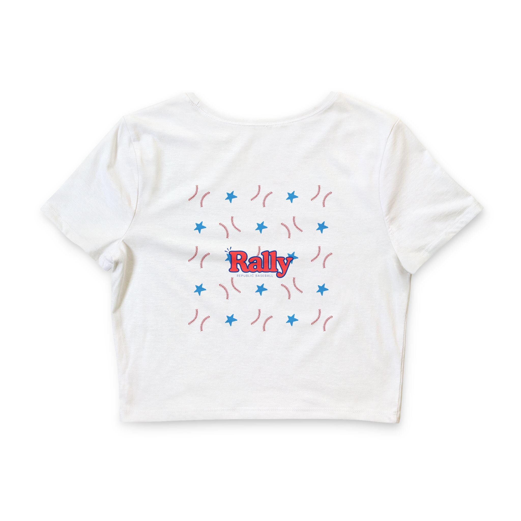 Star Spangled Rally Women’s Crop Tee, by Rally Republic