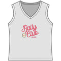 Rally Club Vibes Women's Sleeveless Competitor V-Neck Tee, by Rally Republic