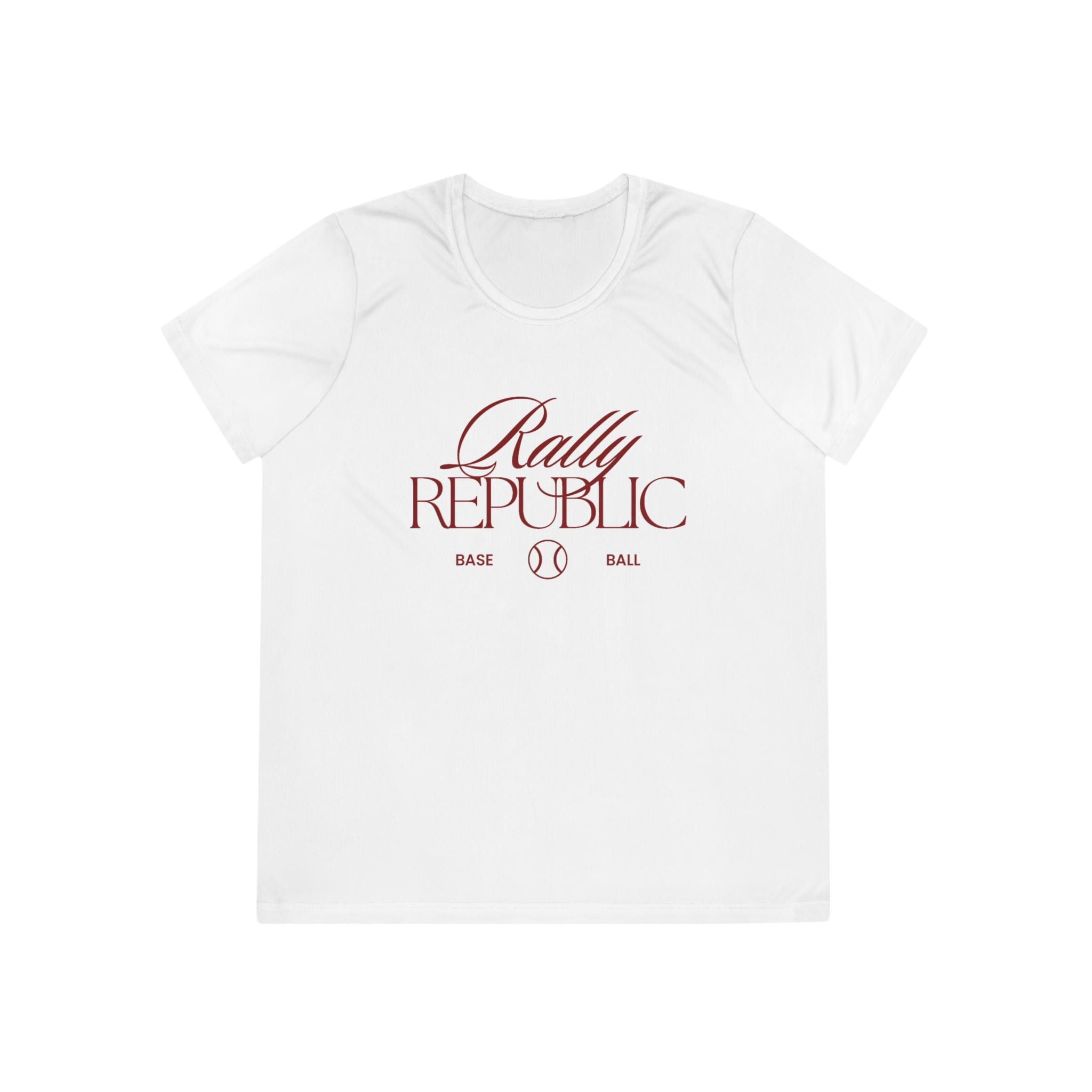 Rally Script Ladies Competitor Tee, by Rally Republic