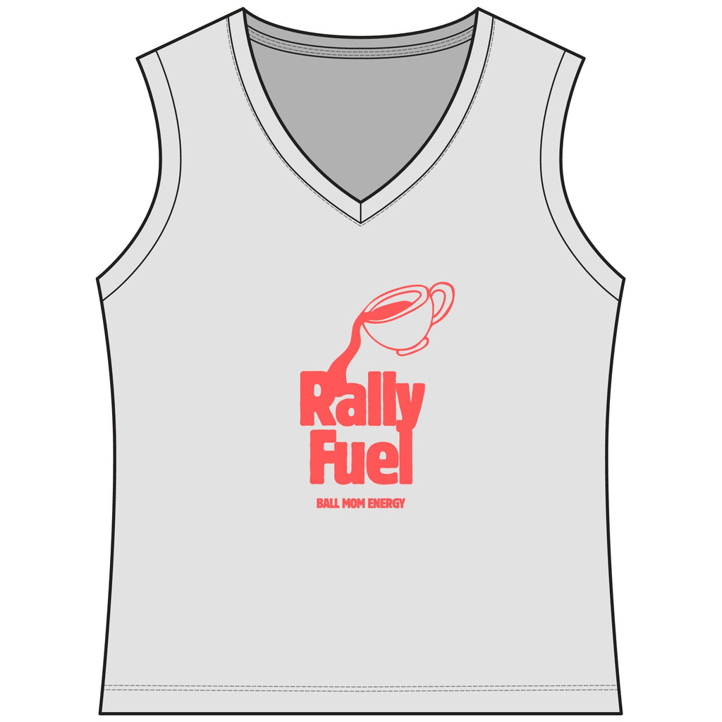 Rally Fuel BME Women's Sleeveless Competitor V-Neck Tee, by Rally Republic