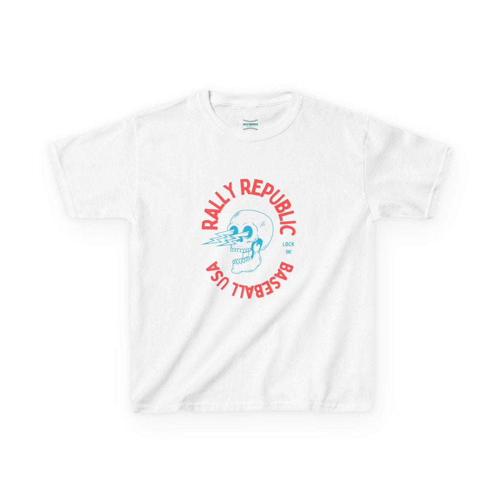 Rally Republic Baseball Lock In Kids Tee (red)