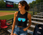Rally Shades Crop Top, by Rally Republic
