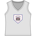 Walk Up Mom Energy Women's Sleeveless Competitor V-Neck Tee, by Rally Republic